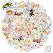 Fresh Aesthetic Waterproof Sticker Pack 100/200 Sheets Cute Creative Decals For Hand‑Craft Supplies Tablet Decoration - B-100PCS - View 2
