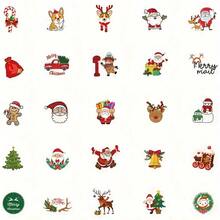somoving 50 Sheets Merry Christmas Xmas Holiday Stickers, DIY Decoration Decals For Suitcase Fridge Laptop Journal Phone Case Cup Water Bottle Scrapbook Gift Box Party Decor - Multicolor - View 7