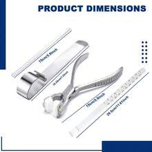 KLONKEE 1/2/3/5pcs Bracelet Measuring And Bending Tool Set, Includes Bracelet Bending Pliers, Measuring Tape And Bracelet Shaping Pliers, Reusable Bracelet Measuring Paper Tape, Suitable For Jewelry Making And Repair - Jewelry Making Tools - View 3