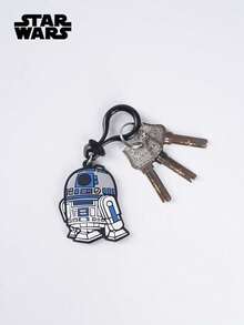 Monogram Officially Licensed Rubber Keychain Random Style 1, Stormtrooper, Halloween Christmas For Teens Adults 1PC Party Favors - Multicolor - View 9