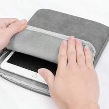 Lightweight Inner Sleeve Computer Storage Bag, Practical & Minimalist, Portable, Waterproof & Shockproof, Multiple Colors (Light Gray, Dark Gray, Pink), Fits Sizes 7.5-8inchs/10.9-11inchs/12.9-13.3inchs - View 6