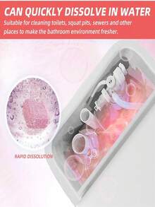 10/20pcs Pink Foaming Descaling Cleaning Tablets, Effervescent Descaling Tablets, Deep Cleaning Agent For Electric Kettles And Hot Water Pots To Remove Dirt And Mineral Scale, Practical Kitchen Cleaning Supplies - Multicolor - View 5