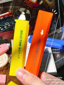 5pcs Dopamine Pen-Style Correction Tape, Invisible Tape Core, Natural Paper Color Correction Tape, Perfect For Student Daily Study, Note Correction, Homework - Correction Tape - View 2