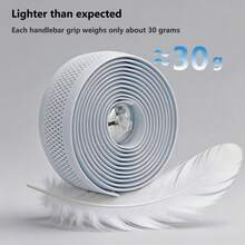 Bicycle Handlebar Tape, 3D Perforated High Density EVA Road Bike Bar Tape, Non-Slip Shock Absorbing With Adhesive Backing - A - View 6