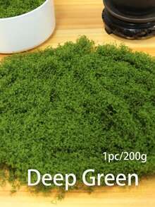200g Large Artificial Moss Mat, Easy-To-Cut Plastic Moss For Landscape Decor, Enhanced Green Shade, Ideal For Large Areas / Artificial Foliage - Indoor & Outdoor Decoration, Perfect For Glass Vases, Planters, Landscaping And Aquarium Decor - 200g Moss - View 11