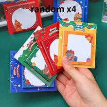 2/4pcs Christmas Sticky Notes, Suitable For Notes, Reminders And Journaling, Square Memo Pads, Suitable For Planner, Diary, Holiday Gifts - Multicolor - View 8