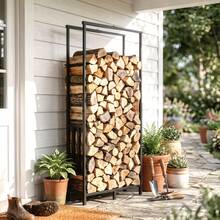 Outsunny Racks de Lenha - negro - Ver 9