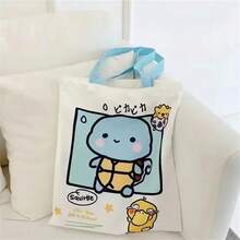1pc HOT Canvas Shoulder Bags Ladies Casual Handbag Reusable Large Capacity Women Shopping Bag - Multicolor - View 10