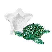Diamond Turtle Resin Epoxy Mold DIY Fish Tank Landscape Micro Scene Car Ornament Silicone Mold - Sea Turtle - View 5