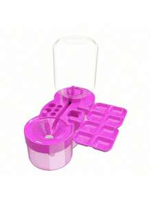 Makeup Brush Cleaning & Drying Tools - Purple - View 1