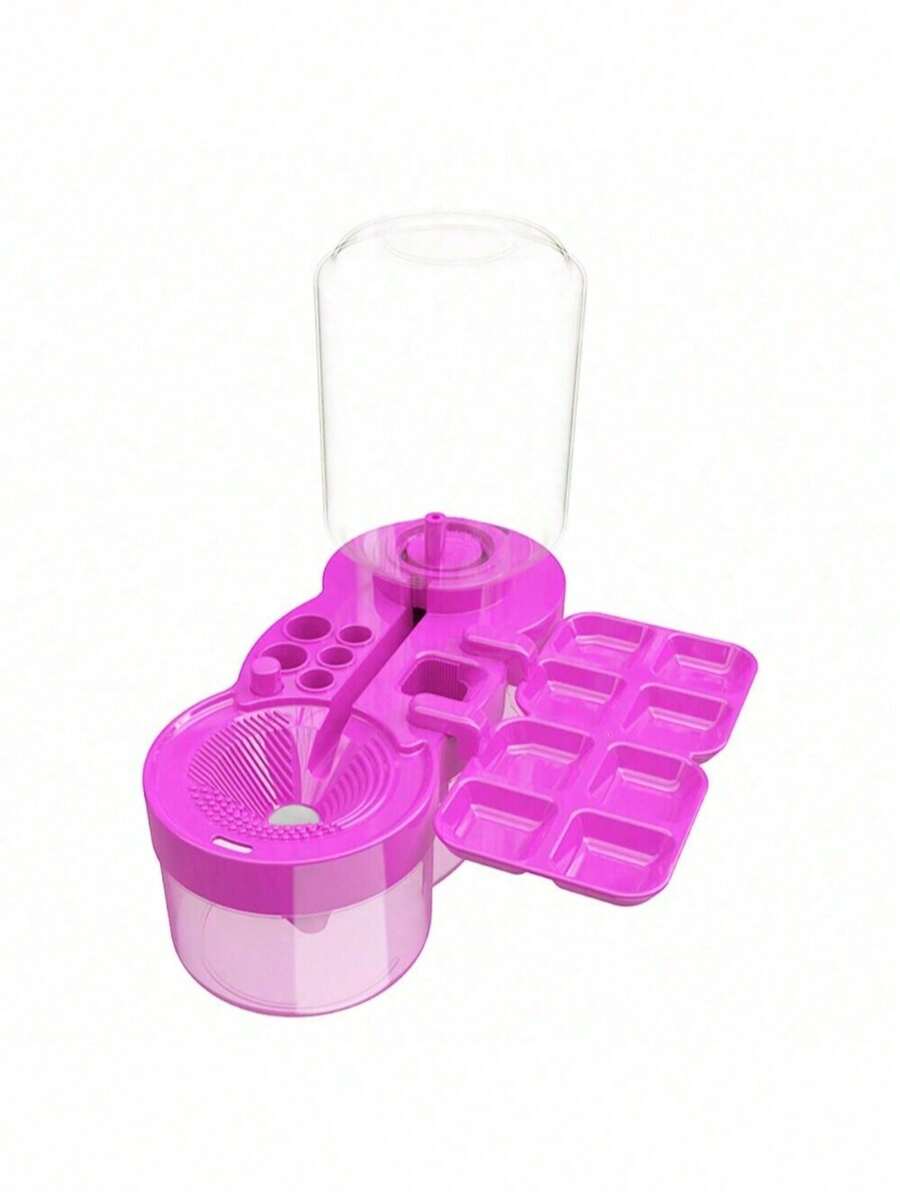 Makeup Brush Cleaning & Drying Tools - Purple - View 1