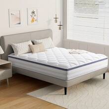 22/25cm Memory Cotton Mixed Mattress, Silent Independent Bagged Spring, Brings A Cool Sleep Experience, Available In Single, Small Double, And Double Sizes, Ready To Use Out Of The Box - 22cm Grey - View 20