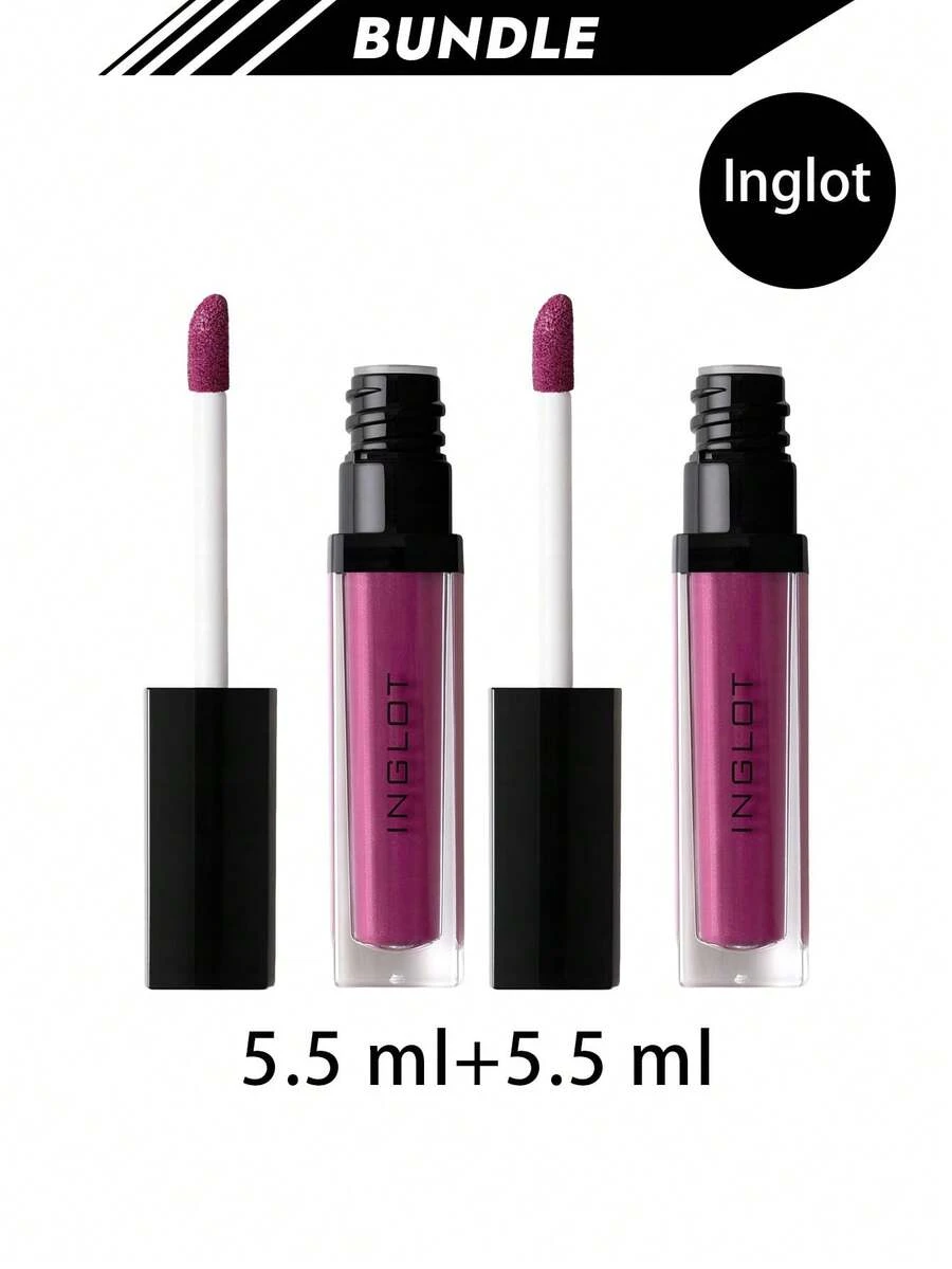 Inglot [حزمة] صبغة شفاه عالية الدقة مطفية 15، 5.5 مل * 2 - 15 - مشاهدة 1