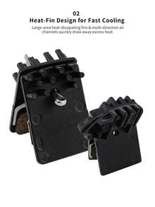 Mountain Bike Disc Brake Heat Dissipation Brake Pads L30A L04A L05A Ceramic Full Metal Brake Pads - Bicycle Disc Brake Pads - View 2