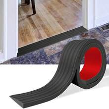 1pc 90cm Long Door Seal Strip, PVC Self-Adhesive Door Threshold Ramp Strip, Long Anti-Slip Slope Transition Strip, Floor Height Difference Connector Strip, Indoor Doorway Floor Connection Decorative Strip - Multicolor - View 7