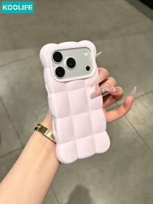 Casing HP KOOLIFE Silikon TPU 3D Motif Awan Warna Polos Tahan Benturan, Kompatibel dengan iPhone 18 Pro/18 Pro Max/17 Pro Max/16 Pro Max/15 Pro Max/14 Pro Max/13 Pro Max/17 Pro/16 Pro/15 Pro/14 Pro/13 Pro/17/16/15/14/13, Unisex, Cocok untuk Penggunaan Harian, Pilihan Hadiah Liburan yang Sempurna - Berwarna merah muda - View 8