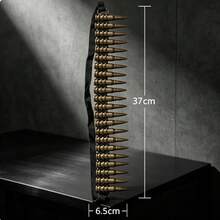 1PC-Fake Bullet Chain Belt Cosplay Prop, Military Style Ammo Bandolier For Halloween Costume Party-Gift-Birthday Gift- Gift - Multicolor - View 1