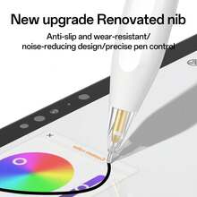 Replacement Pencil Tips Compatible With Apple Pencil Pro,Upgraded Pen Tips Fit Compatible With Apple 2nd 1st Gen ,Mix Metal Tips For IPad Accessories With Case - Multicolor - View 7
