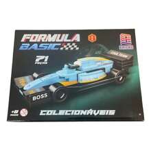 Formula Basic Racing Car Building Blocks - Mavi - Görünüm 3