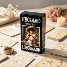 Lenormand Vintage Style Retro Tarot Cards Classical Portrait Art Style Casual Gathering Party Activity Multi-Player Card Game Collection Gift Cards - Renault Man - View 3