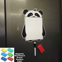 1 Set Panda Shaped Magnetic Refrigerator Calendar And Magnetic Whiteboard Marker, Both Can Be Attached To Refrigerator Surface For Convenient Storage And Retrieval - Monthly And Weekly Planning Writing Areas, Reusable Kitchen Planning Whiteboard, Includes Refrigerator Magnets And Magnetic Markers, Suitable For Scheduling, Reminders, Shopping Lists, Functional Design | Magnetic Features, Refrigerator Magnets - Set - View 10