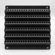 1pc Wall-Mounted Drill Bit Storage Rack, 120-Hole Tiered Hex Drill Bit Holder, Large Capacity Anti-Clogging Drill Bit Organizer, Suitable For Screwdriver Bits And Drill Bits, Workshop Garage Tool Storage And Organization - Multicolor - View 7