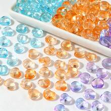 10mm 20pcs Colorful Heart Glass Spacer Beads DIY Jewelry Making Accessories For Necklace Bracelet Pendant Loose Beads - Heart-shaped Glass Beads - View 5