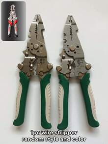 1pc Foldable Multi-Function Industrial Grade Wire Stripper, Made Of Durable High Carbon Steel Precision Tool, Suitable For Cutting, Crimping And Stripping - Ideal For All Electrical Work, Perfect For Electricians, Home And Outdoor Use! - A - View 14