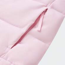 Adidas Helionic Women's Water-Resistant Windproof Insulated Puffer Jacket With Logo Lettering, Pink - Pink - View 6
