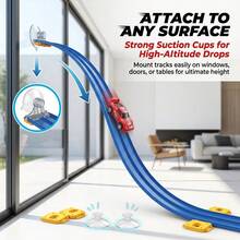 Cool DIY Assembly Track Aluminum Alloy Racing Car Gravity Inertia Sliding Toy For Boys - Multicolor - View 10