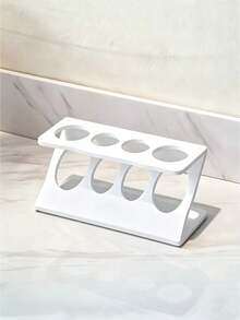 Multifunctional Bathroom Storage Rack With Toothbrush Holder, Multi-Purpose Draining Organizer Rack, Suitable For Bathroom And Kitchen Countertop Storage And Organization, Stylish And Practical - Multicolor - View 10