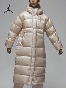 Nike/JORDAN Women's Warm Woven Shiny Fashion Down Jacket FV7144-203 - FV7144-203 - View 1