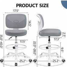 Kids Desk Chairs - Grey - View 11