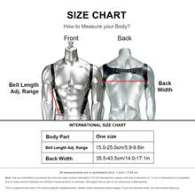 Men's Wide Shoulder Chest Harness, PU Leather Gothic Punk Style, Adjustable Wide Shoulder Pads With O-Ring Hook, Suitable For Nightclub Party Carnival Cosplay - Multicolor - View 5