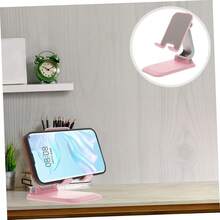 1pc Foldable Desktop Phone Stand, Height Adjustable Portable Phone Holder, Women's Travel Kitchen Essential, Suitable For All Phones - Multiple Styles - View 3