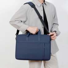1pc Fashion Men's Large Capacity Casual Travel Crossbody Bag, City Commute Campus Student Laptop Backpack - Briefcase - View 10