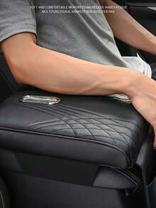 1 buah Bantalan Sandaran Tangan Tengah Mobil, Bantalan Konsol Sandaran Tangan Kulit PU Busa Memori dengan Kotak Tisu dan Kantong Penyimpanan, Bantalan Sandaran Tangan Mobil Universal, Kantong Penyimpanan Tisu yang Ditingkatkan, Penutup Pelindung Sandaran Tangan Tengah, Kantong Tisu Baru - MultiWarna - View 4