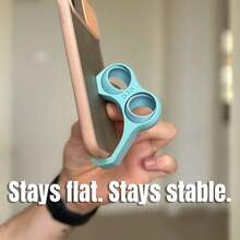 Multifunctional 3D Ergonomic Phone Grip With Stress Relief Accessory Integrated Stand - Multicolor - View 3