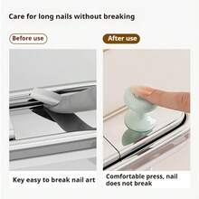 2pcs Minimalist Cute Toilet Buttons, Fresh Macaron Color, One-Click Replacement Anti-Breakage Accessory, Anti-Scratch, Suitable For Bathroom Decor, Applicable To Cabinet Doors, Drawers, Etc. - Multicolor - View 2