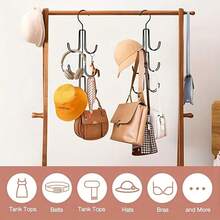 1pc Bag Storage Rack For Wardrobe, Can Hang Bags To Keep Them Organized, Easy To View And Maintain In Good Condition. Metal Material, Suitable For Storing Handbags And Backpacks, Space-Saving. - One-size - View 5