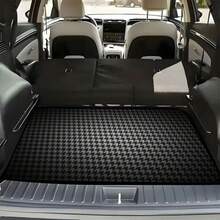 1PC Heavy-Duty Trunk Mat: Durable, Fit, Stylish Houndstooth Pattern, Compatible With Most Cars SUVs Trucks, All-In-One Interior Protection & Outdoor Floor Mat, Fashionable Vehicle Accessory, Perfect Car Protection Gear – Ideal Christmas - A - View 1