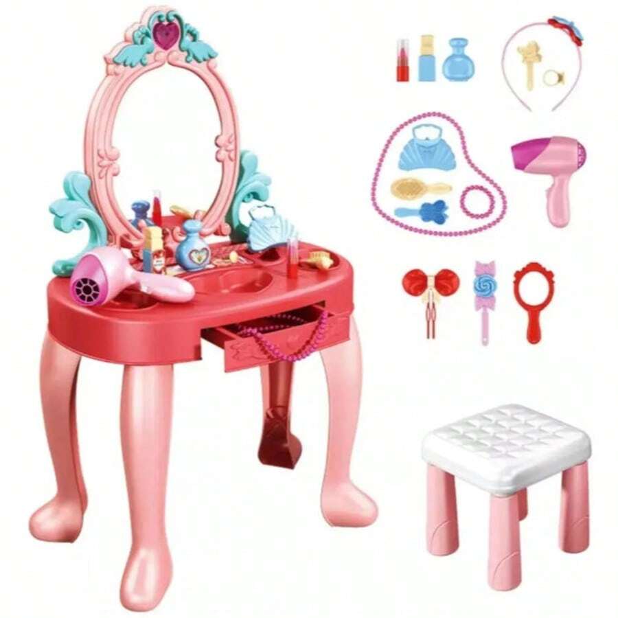 Vanities & Vanity Benches - Pink - View 1