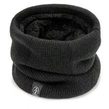 Winter Fleece Knitted Neck Warmer, Unisex Windproof Warm Neck Gaiter, Suitable For Outdoor Skiing Cycling - A - View 12