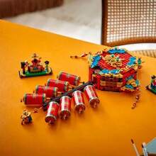 LEGO Mainan Balok Bangunan Seri Tahun Baru 80118 Kembang Api, Cocok Untuk Anak Laki-Laki dan Perempuan, Hadiah - MultiWarna - View 3