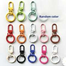 8/20/30pcs Gesper Pintu, Gesper Pegas, Gantungan Kunci, Liontin, Cincin Warna-warni Kreatif, Tas, Aksesoris (Warna Acak) dengan Lapisan Pernis Warna Macaron Baru - Beraneka warna - View 5