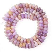 1pc Glass Floral Wheel Abacus Beads, Solid Color Spacer Beads For Bracelet Chain, DIY Necklace Earrings Pendant Jewelry Making Accessories - Abacus Beads - View 24
