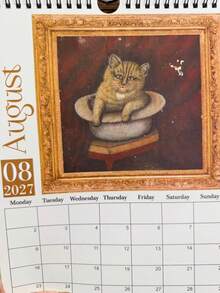 2027 Medieval Weird Cat Calendar - Hilarious And Quirky Feline Art For Every Month - Perfect Gift For Cat Lovers - Multiple Styles - View 3