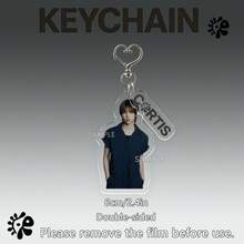 COR-TIS Keychain, GREEN GREEN CD Keychain, MUSIC Keychain, JAMES, JUHOON, KEONHO, Fans Merch Goods, Bag Charm, Water Bottle Decoration, Birthday Gift, Party Favor - A - View 15