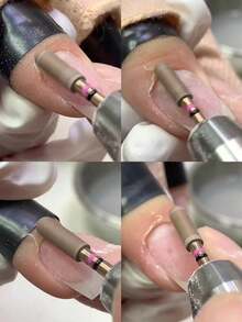 1pc Professional Diamond Nail Drill Bit - Precise Manicure And Dead Skin Removal, Salon-Grade Results (2.35mm Shank) - Multicolor - View 3