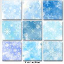1/3/9pcs Winter Snowflake Sticky Notes 3x3 Inch Cute Snowflake Memo Pads Self-Adhesive Winter Christmas Memo Stickers School Office Home Supplies Student Teacher Winter Christmas Holiday Gift - one-size - View 11